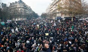 Manifestation à Paris contre la réforme des retraites, le 19 janvier 2023